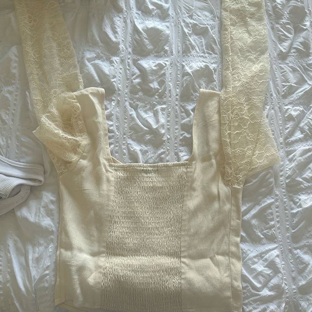 Laced crop top